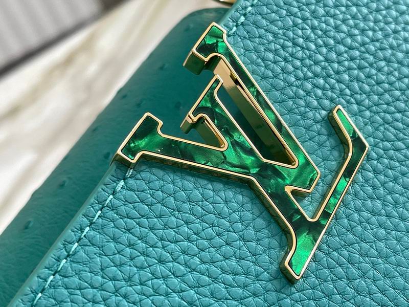 Capucines M21164绿鸵鸟拼贝母 27x18x9cm gf (5)