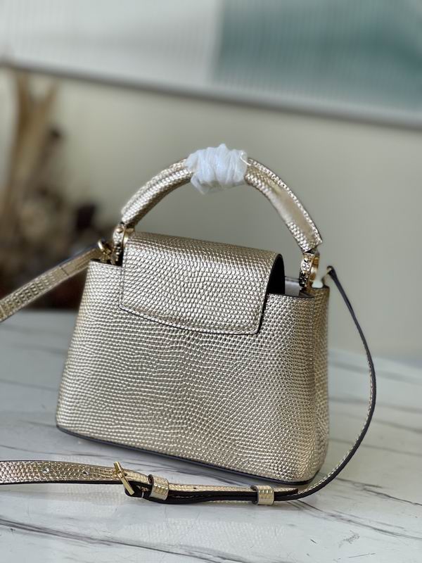 Capucines M48865金色蜥蜴21x14x8cm gf (3)