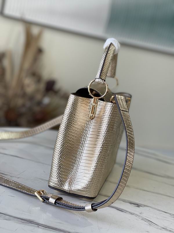 Capucines M48865金色蜥蜴27x18x9cm gf (2)