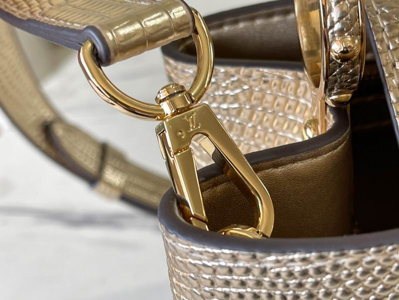 Capucines M48865金色蜥蜴27x18x9cm gf (8)