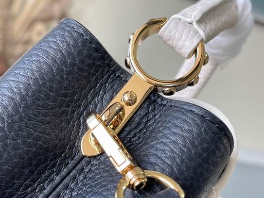 Capucines M48865黑拼奶白21x14x8cm gf (6)