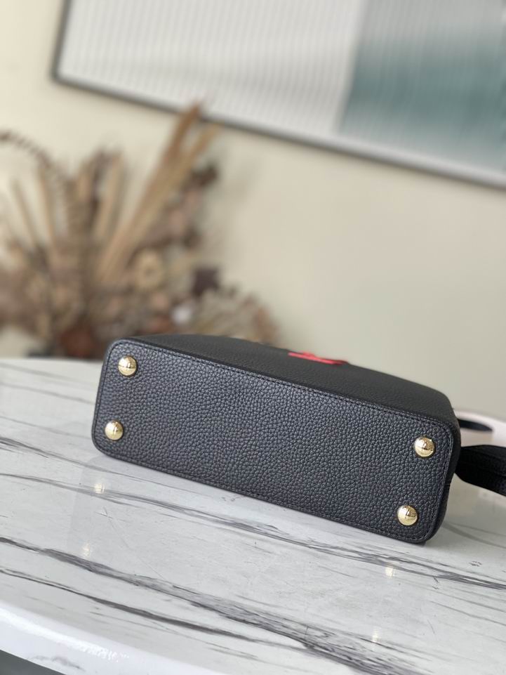 Capucines M48865黑拼奶白27x18x9cm gf (2)