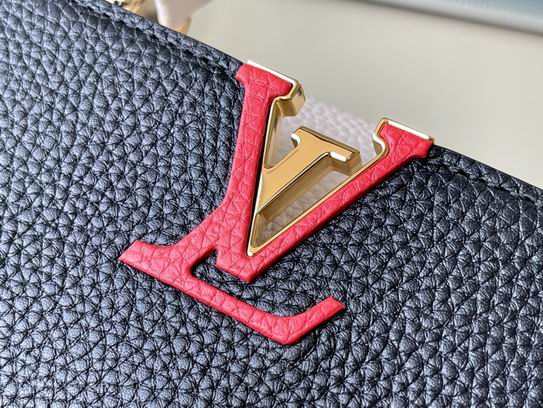 Capucines M48865黑拼奶白27x18x9cm gf (5)