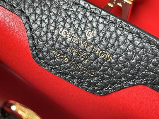 Capucines M48865黑拼奶白27x18x9cm gf (8)