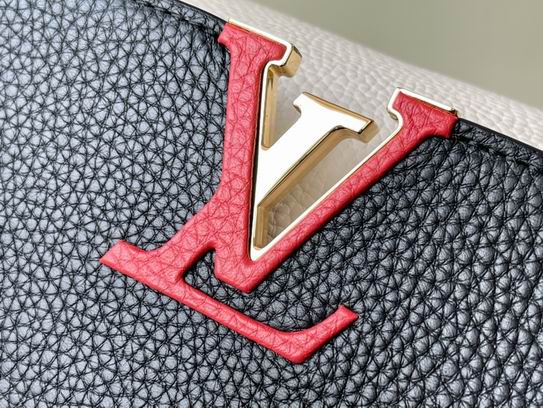 Capucines M48865黑拼奶白31.5x20x11cm gf (6)