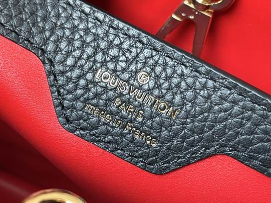 Capucines M48865黑拼奶白31.5x20x11cm gf (8)