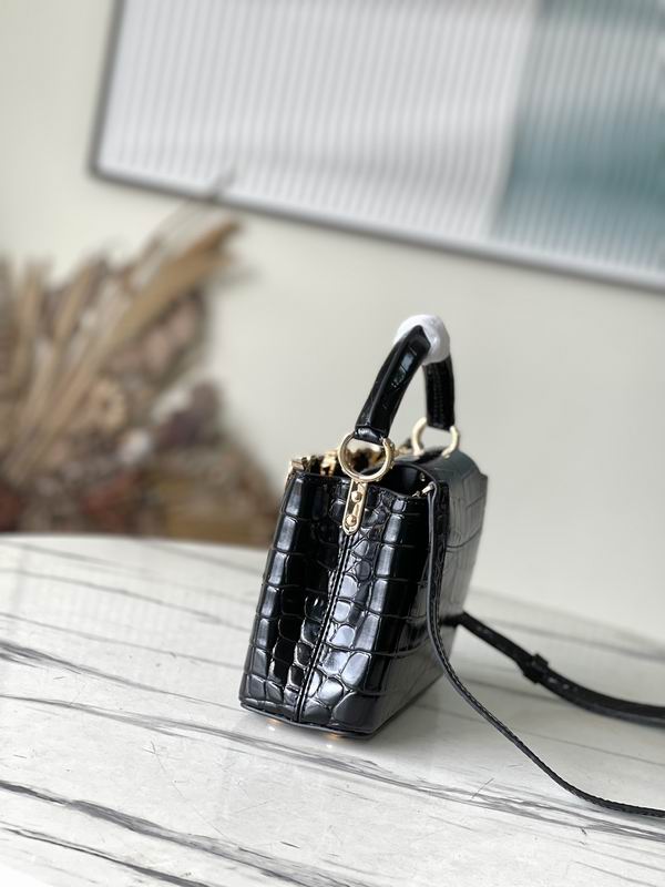 Capucines M51783鳄鱼纹21x14x8cm gf (3)