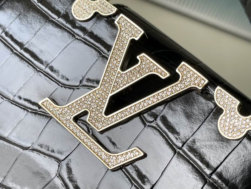 Capucines M51783鳄鱼纹21x14x8cm gf (9)