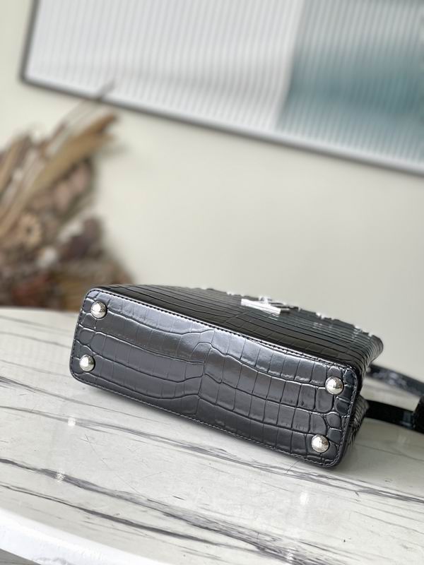 Capucines M51783鳄鱼纹27x18x9cm gf (13)