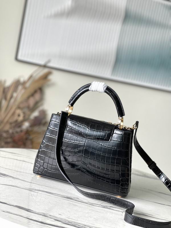 Capucines M51783鳄鱼纹27x18x9cm gf (4)