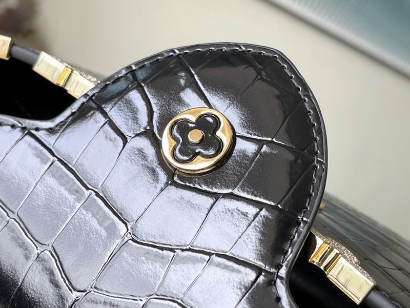 Capucines M51783鳄鱼纹27x18x9cm gf (5)