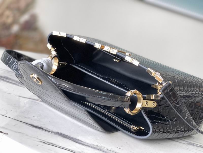 Capucines M51783鳄鱼纹31.5x20x11cm gf (10)