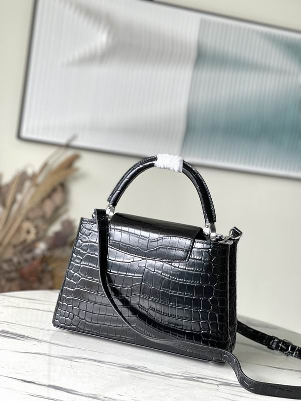 Capucines M51783鳄鱼纹31.5x20x11cm gf (12)