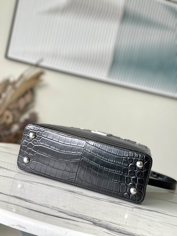 Capucines M51783鳄鱼纹31.5x20x11cm gf (14)