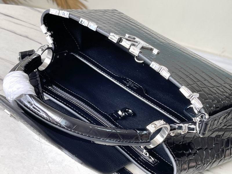 Capucines M51783鳄鱼纹31.5x20x11cm gf (19)