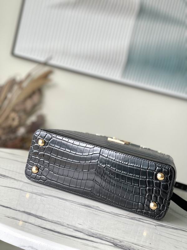 Capucines M51783鳄鱼纹31.5x20x11cm gf (4)