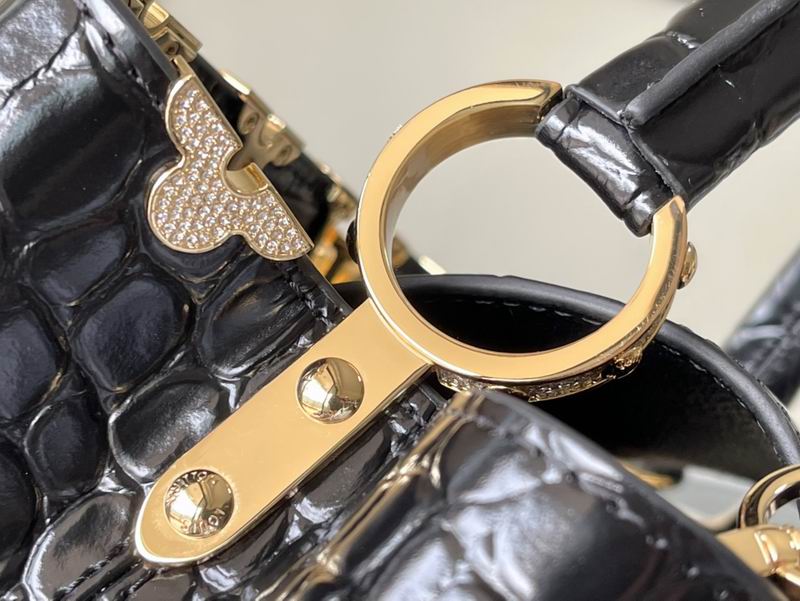 Capucines M51783鳄鱼纹31.5x20x11cm gf (6)