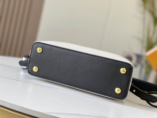 Capucines M59873 麻布配黑27x21x10cm cs (3)