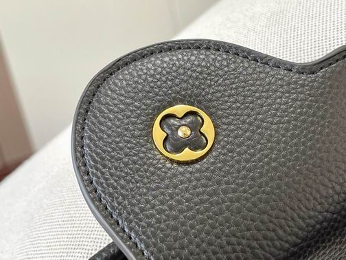 Capucines M59873 麻布配黑27x21x10cm cs (7)