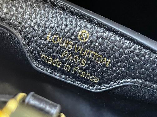 Capucines M59873 麻布配黑27x21x10cm cs (8)