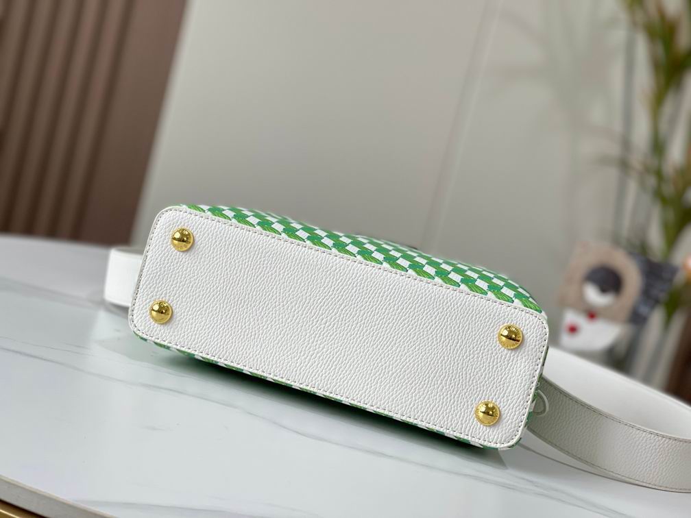 Capucines M59878白色编织 27x18x9cm cs (4)