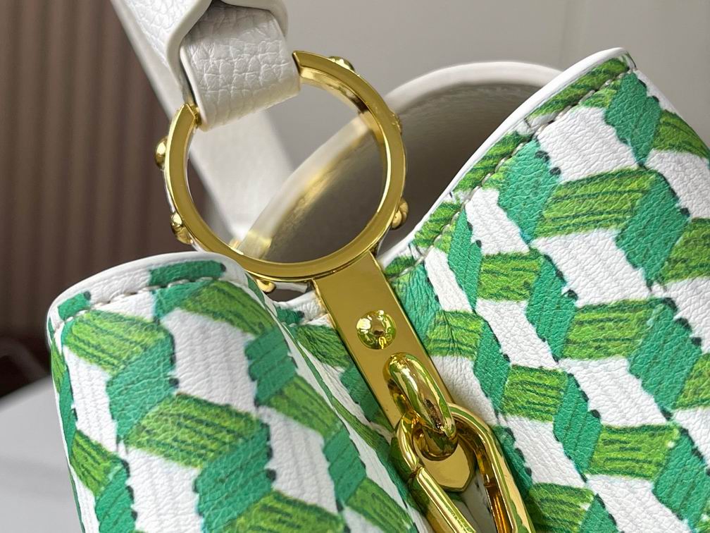 Capucines M59878白色编织 27x18x9cm cs (6)