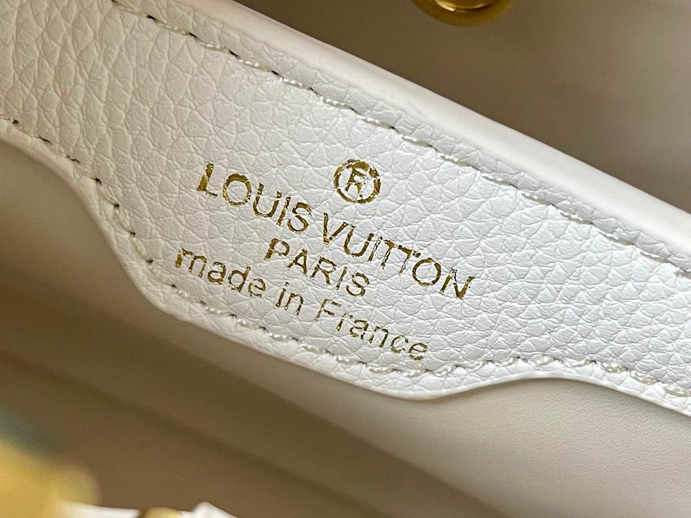 Capucines M59878白色编织 27x18x9cm cs (9)