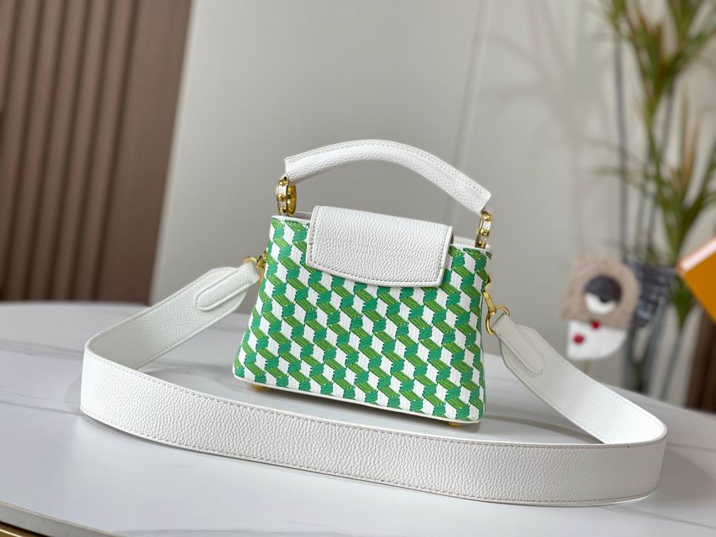 Capucines M59879白色编织 21x14x8cm cs (3)