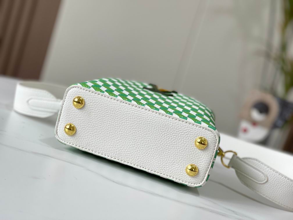 Capucines M59879白色编织 21x14x8cm cs (4)