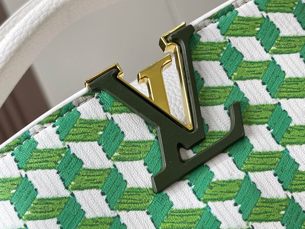 Capucines M59879白色编织 21x14x8cm cs (5)