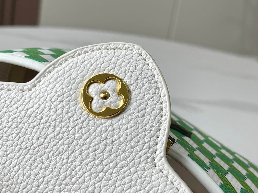 Capucines M59879白色编织 21x14x8cm cs (7)