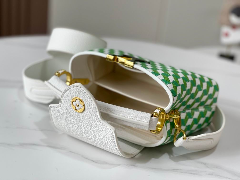 Capucines M59879白色编织 21x14x8cm cs (8)