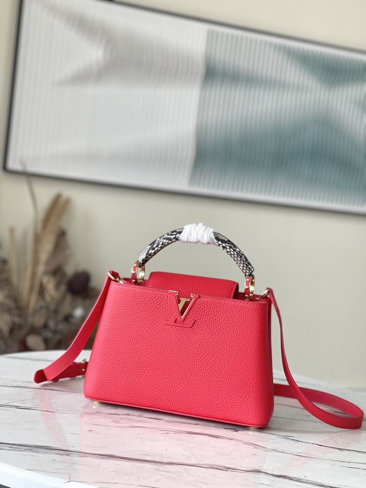 Capucines N92040金扣蛇27x18x9cm gf (10)