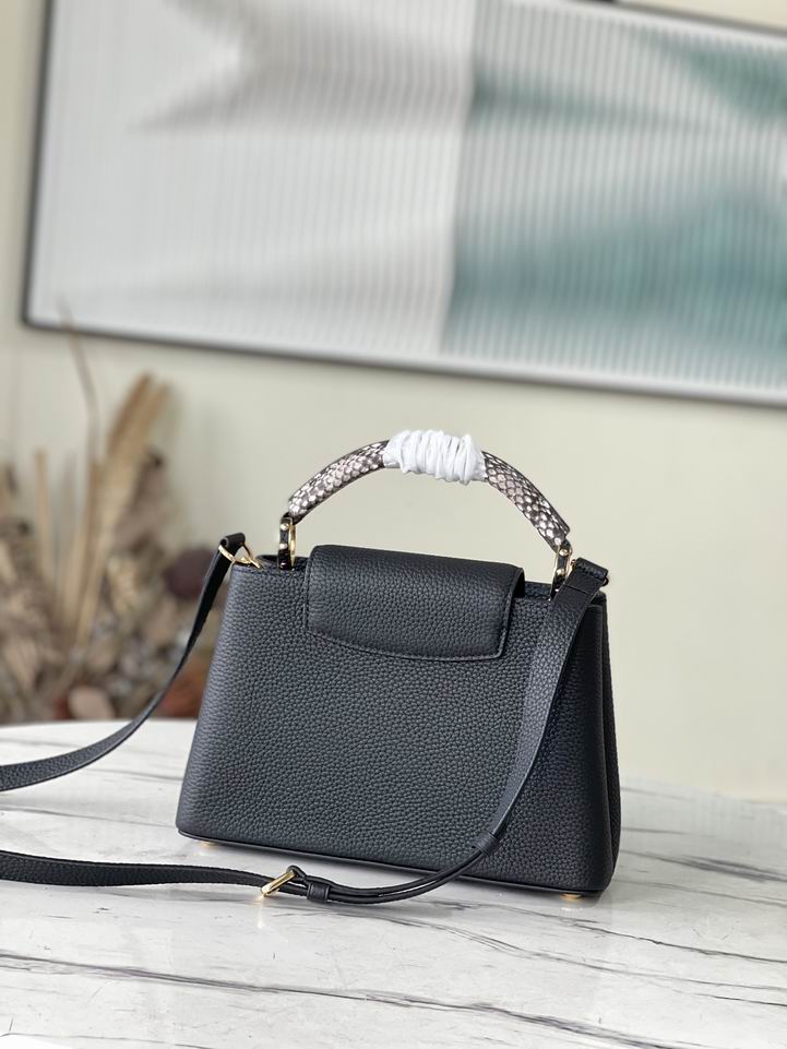 Capucines N92040金扣蛇27x18x9cm gf (4)