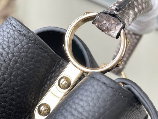 Capucines N92040金扣蛇27x18x9cm gf (6)