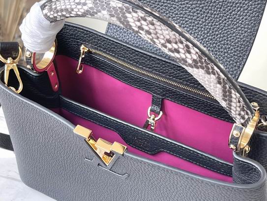 Capucines N92040金扣蛇31.5x20x11cm gf (9)