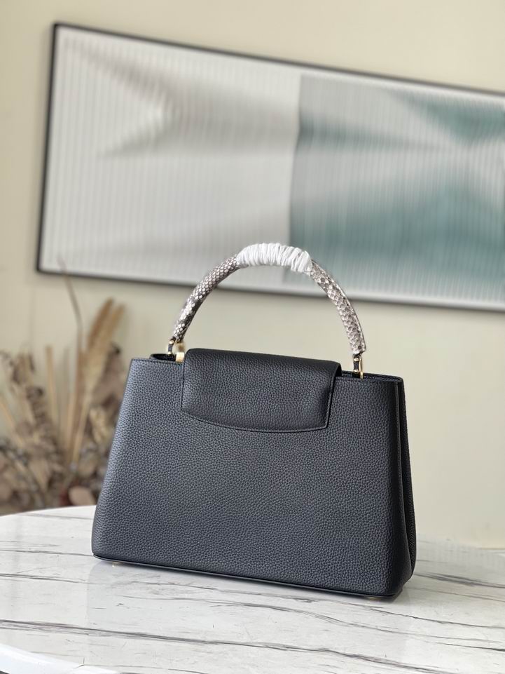 Capucines N92040金扣蛇36x23x14cm gf (4)