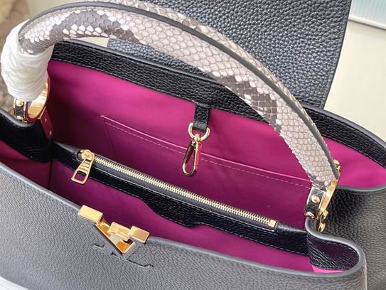 Capucines N92040金扣蛇36x23x14cm gf (9)