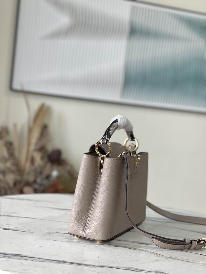 Capucines N92802淡咖色蛇27x18x9cm gf (3)