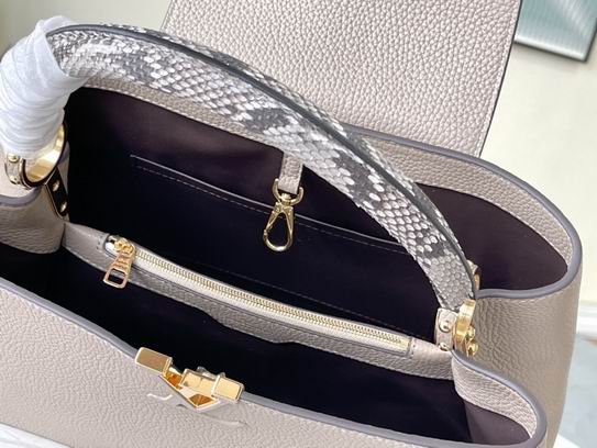 Capucines N92802淡咖色蛇36x23x14cm gf (9)