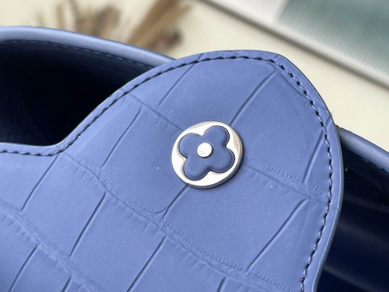 Capucines N93163雾蓝鳄鱼纹27x18x9cm gf (5)