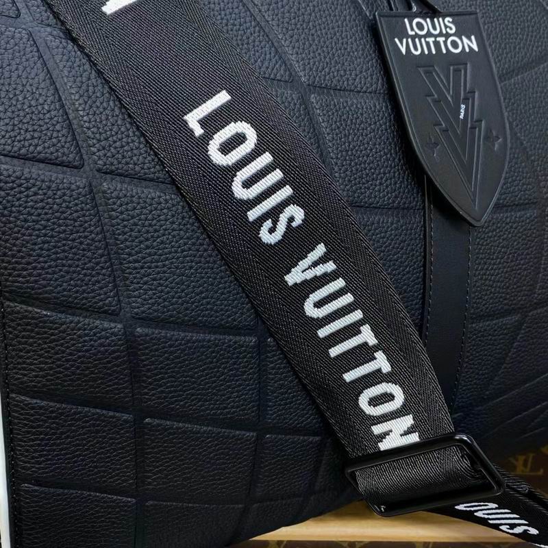 Keepall M21382黑全皮 50x29x23cm gf (8)