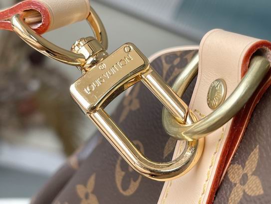 Keepall M41414老花黄 黑皮 55x31x26cm gf (17)