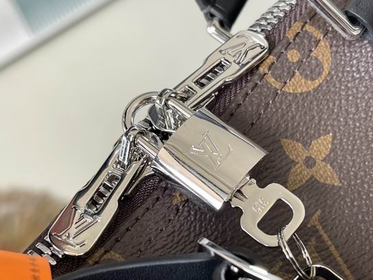 Keepall M41414老花黄 黑皮 55x31x26cm gf (6)