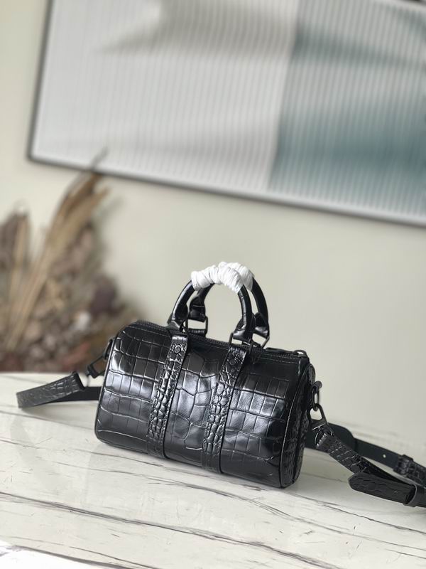 Keepall M80641黑色鳄鱼纹25x15x11cm gf (2)