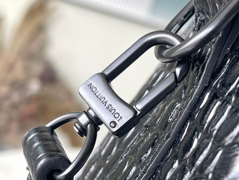 Keepall M80641黑色鳄鱼纹25x15x11cm gf (5)