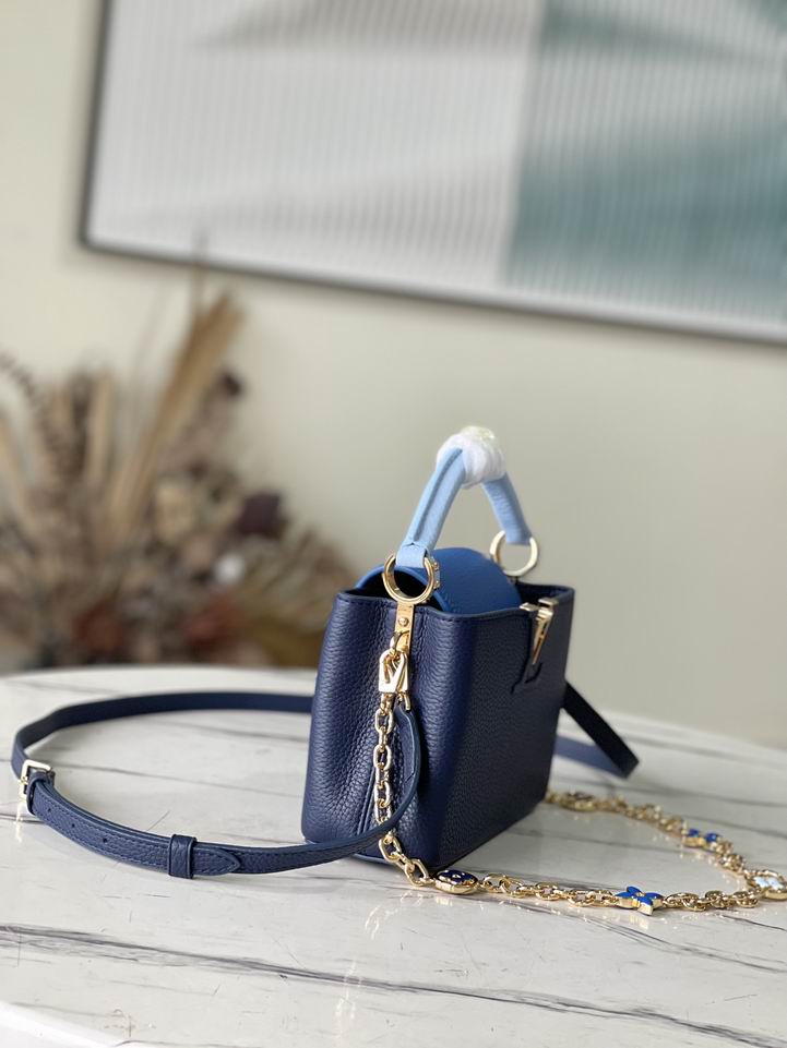 M20844蓝拼色珐琅花卉21x14x8cm gf (2)