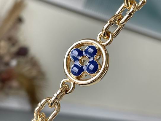 M20844蓝拼色珐琅花卉27x18x9cm gf (5)