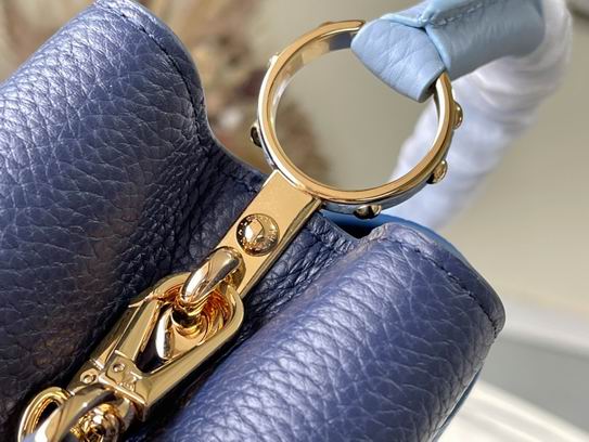 M20844蓝拼色珐琅花卉27x18x9cm gf (6)