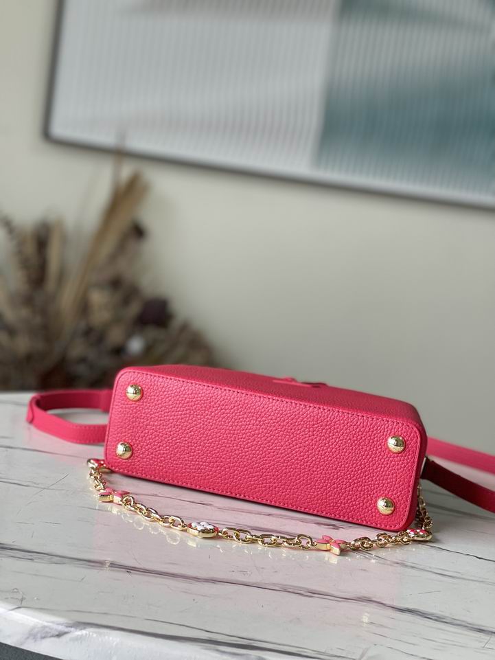 M20845玫红拼色珐琅花27x18x9cm gf (4)